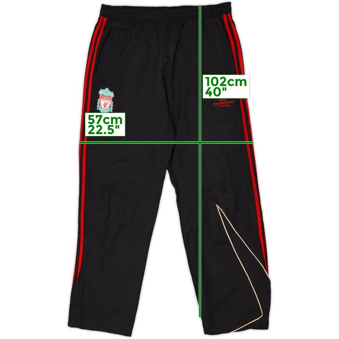 2009-10 Liverpool adidas CL Track Pants/Bottoms - 7/10 - (L/XL)