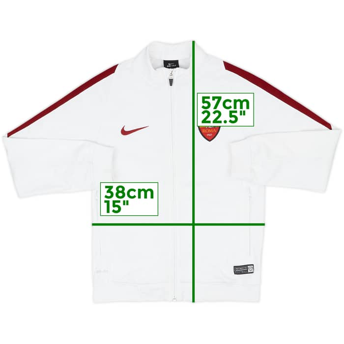 2015-16 Roma Nike Track Jacket - 8/10 - (S.Boys)