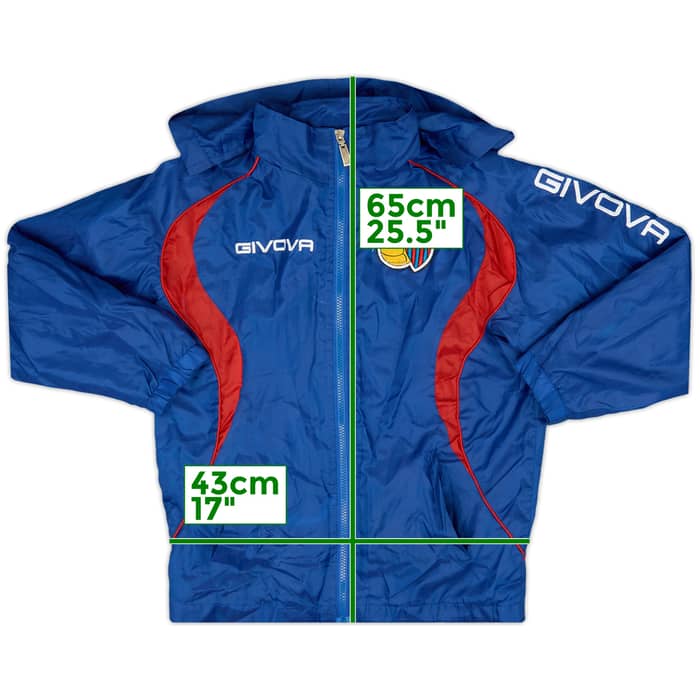 2010-11 Catania Givova Hooded Rain Jacket - 7/10 - (XS)