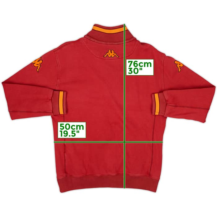 2009-10 Roma Kappa 1/4 Zip Drill Top - 6/10 - (XL)