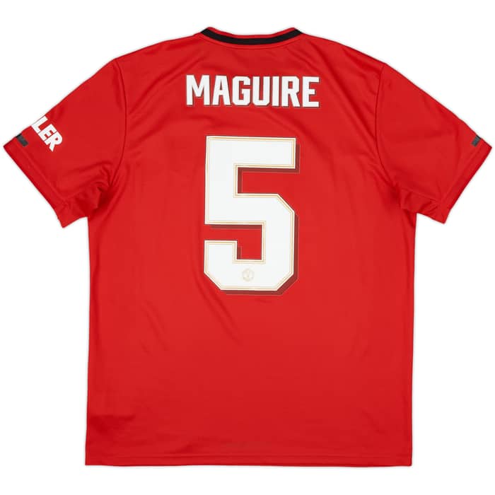 2019-20 Manchester United Home Shirt Maguire #5 - 7/10 - (L)