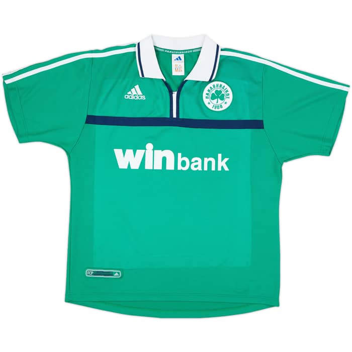2000-01 Panathinaikos Home Shirt - 7/10 - (S)