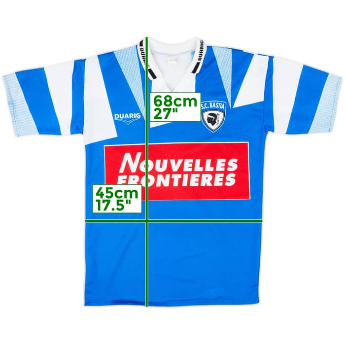 1994-95 Bastia Home Shirt - 7/10 - (S)
