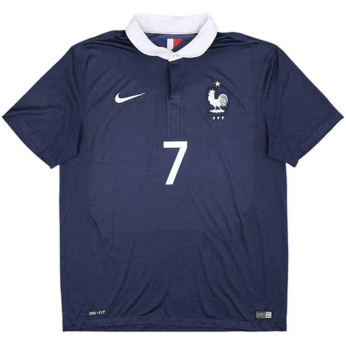 2014-15 France Home Shirt Ribery #7 - 8/10 - (L)