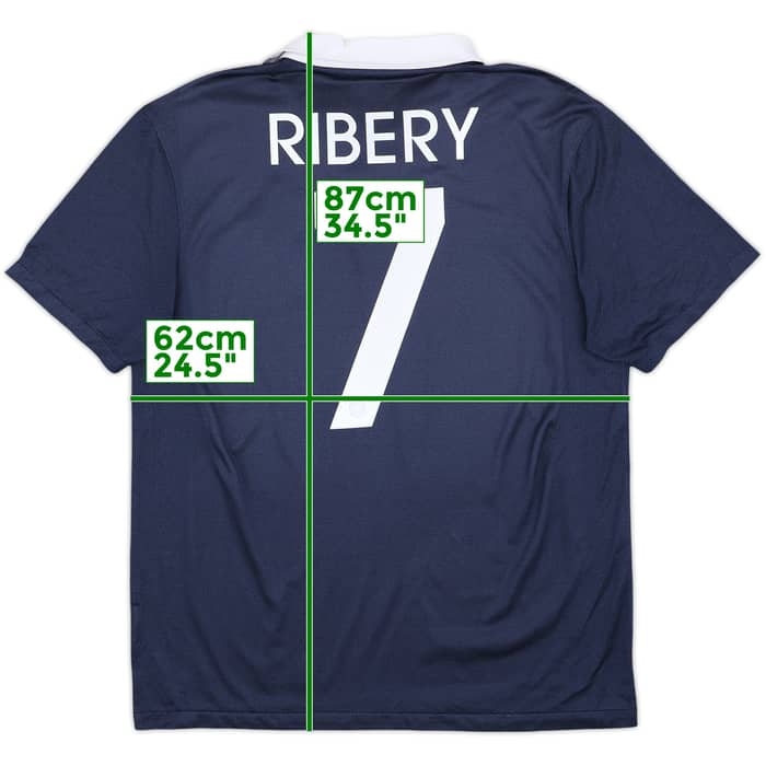 2014-15 France Home Shirt Ribery #7 - 8/10 - (L)
