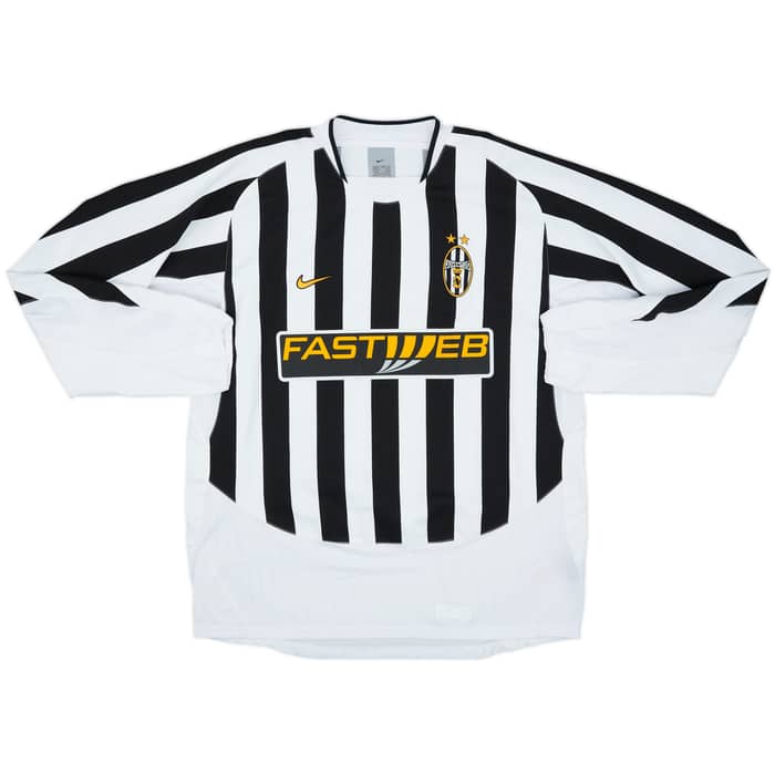 2003-04 Juventus Home L/S Shirt Del Piero #10 - 8/10 - (XL)
