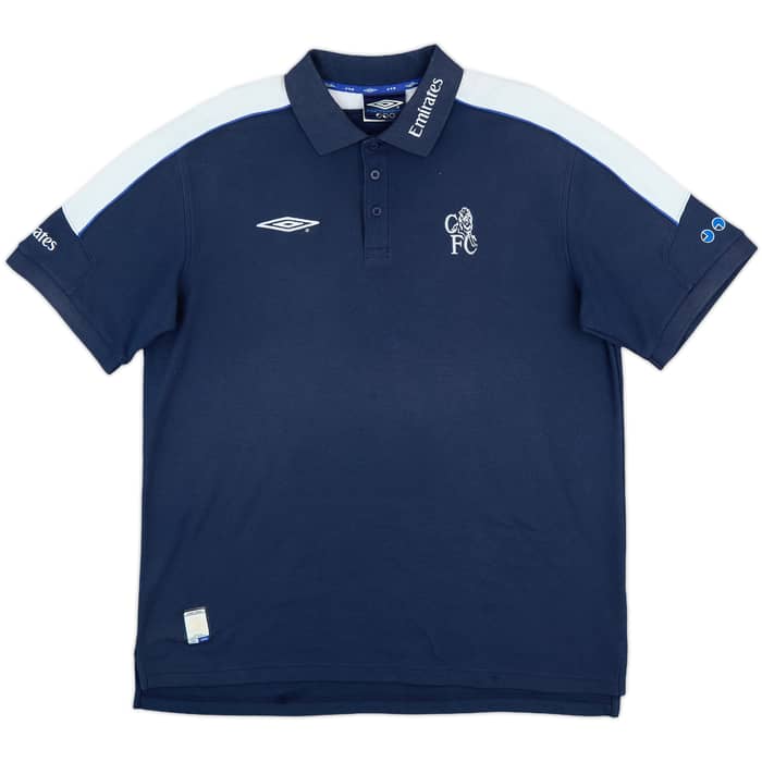2001-02 Chelsea Umbro Polo Shirt - 7/10 - (XL)