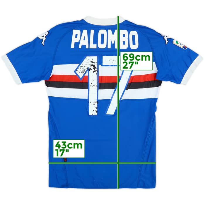 2010-11 Sampdoria Home Shirt Palombo #17 - 4/10 - (XS)