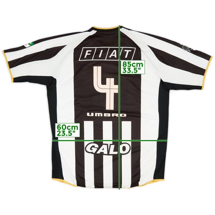 2003 Atletico Mineiro Home Shirt #4 - 8/10 - (XL)