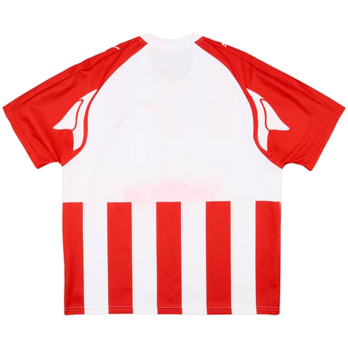 2007-08 Olympiakos Home Shirt - 4/10 - (XL)