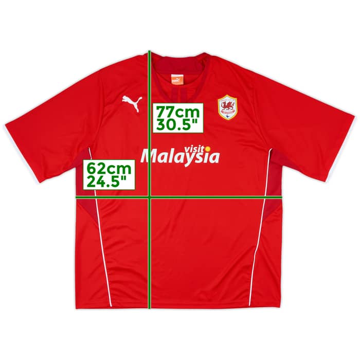 2013-14 Cardiff Home Shirt - 7/10 - (XXL)