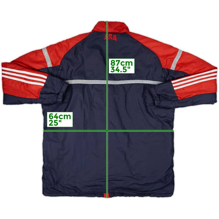2018-19 Japan adidas Padded Bench Coat - 8/10 - (XXL)