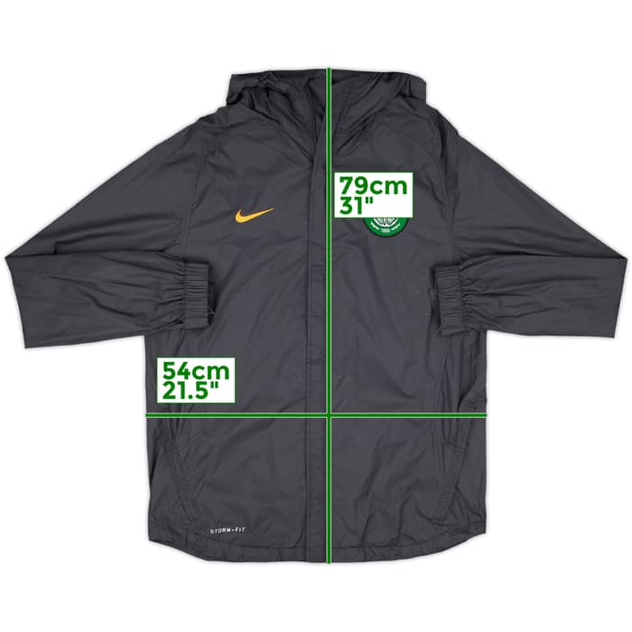 2010-11 Celtic Nike Hooded Rain Jacket - 5/10 - (M)