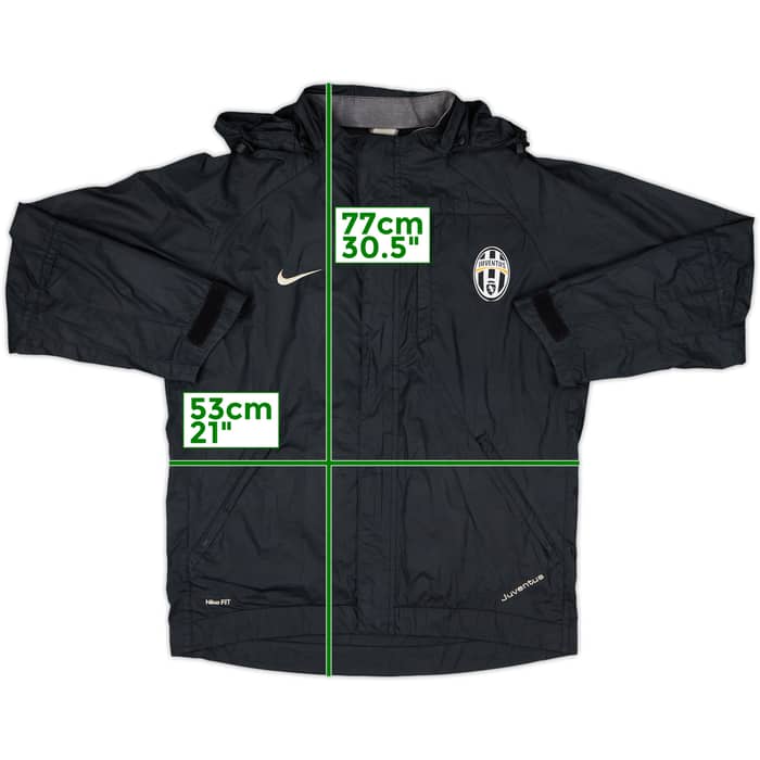2007-08 Juventus Nike Hooded Rain Jacket - 5/10 - (S)