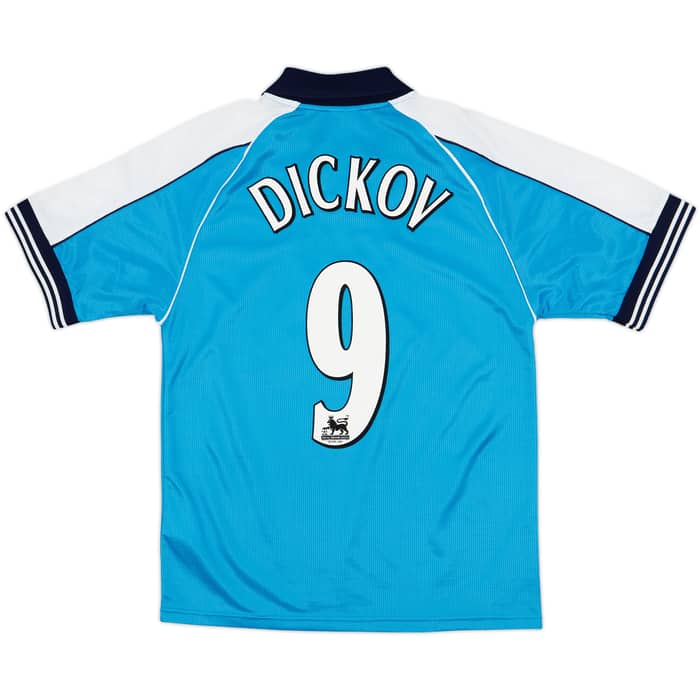 1999-01 Manchester City Home Shirt Dickov #9 - 8/10 - (S)
