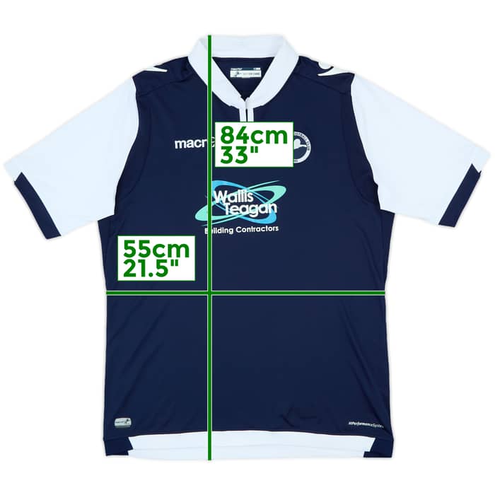 2015-16 Millwall Home Shirt - 8/10 - (XXL)