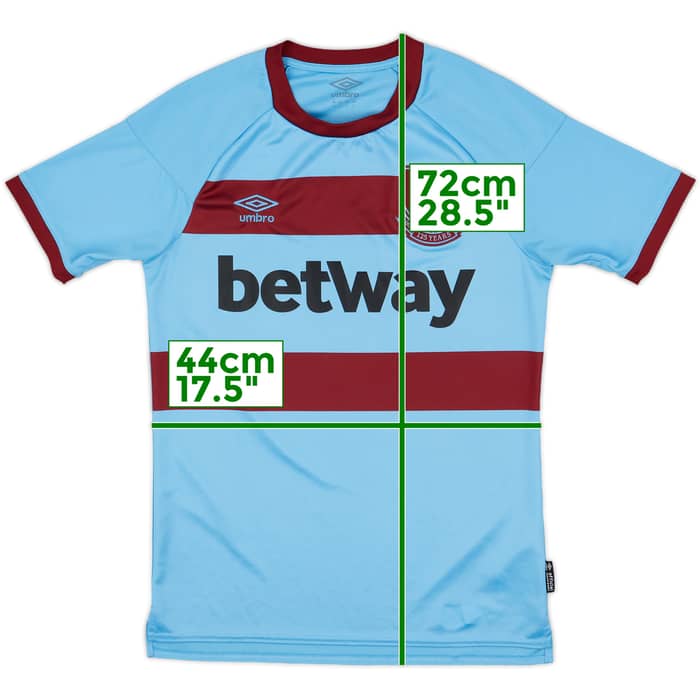 2020-21 West Ham Away Shirt Noble #16 - 8/10 - (S)