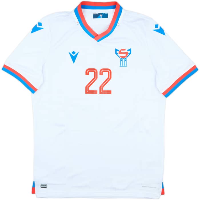 2020-22 Faroe Islands Match Issue Home Shirt #22