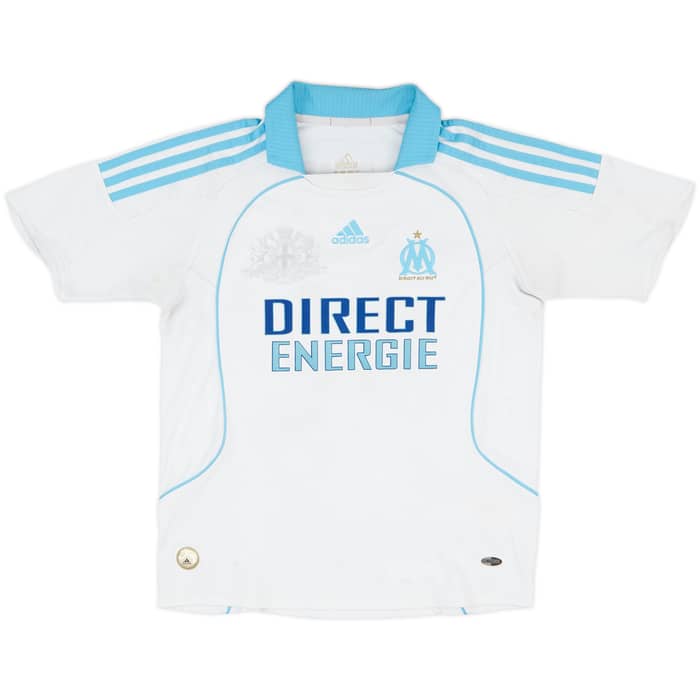 2008-09 Olympique Marseille Home Shirt Valbuena #28 - 5/10 - (S.Boys)