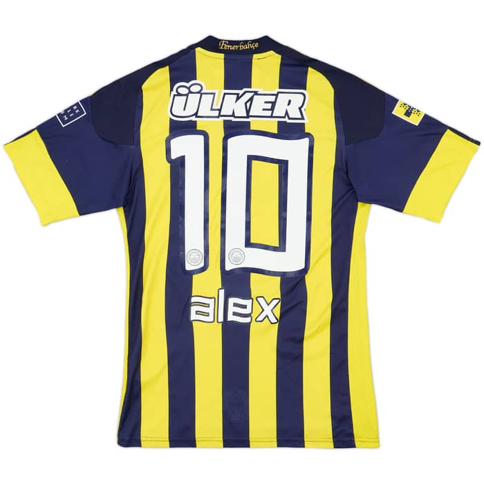 2010-11 Fenerbahce Home Shirt Alex #10 - 6/10 - (S)