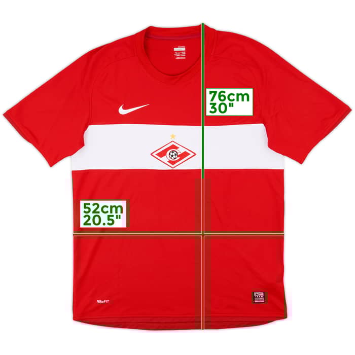 2009 Spartak Moscow Home Shirt - 9/10 - (M)