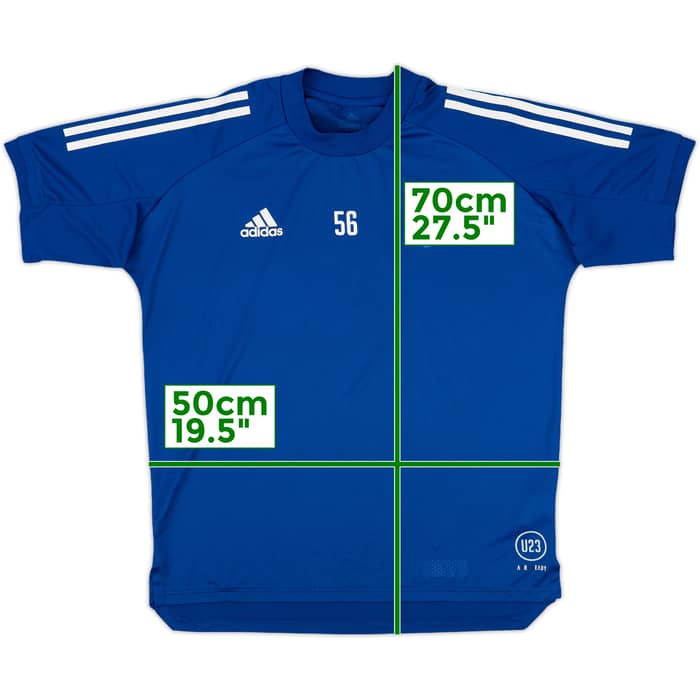 2019-20 Ipswich Town Player Issue adidas Training Shirt #56 - 8/10 - (M)