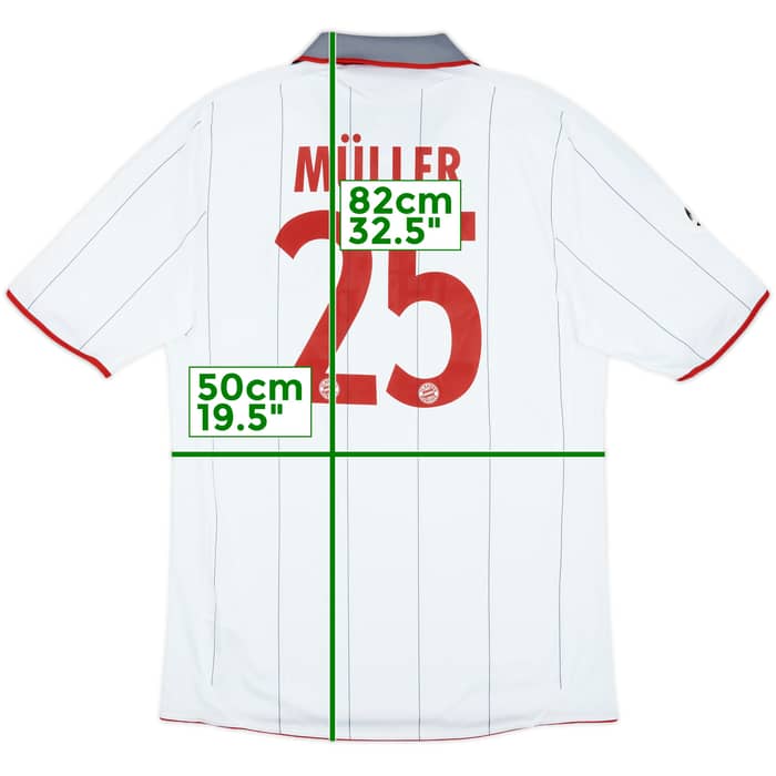 2009-10 Bayern Munich Third Shirt Muller #25 - 8/10 - (M)