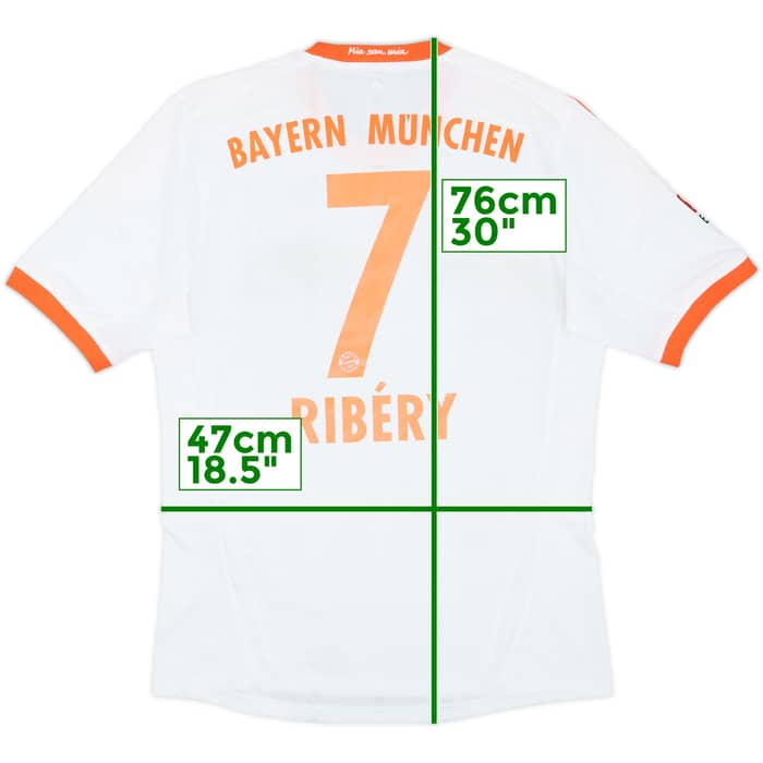 2012-13 Bayern Munich Away Shirt Ribery #7 - 6/10 - (M)