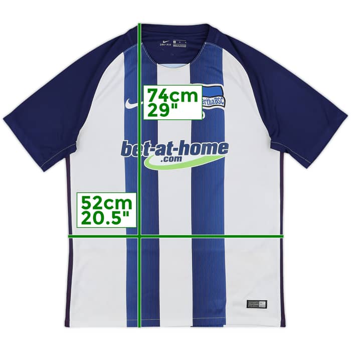 2016-17 Hertha Berlin Home Shirt - 5/10 - (M)