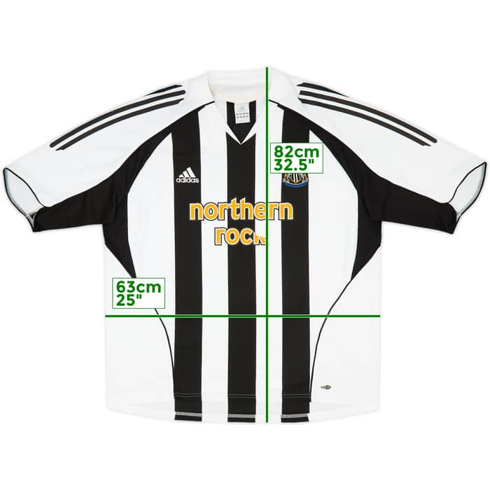 2005-07 Newcastle Home Shirt Shearer #9 - 5/10 - (XXL)