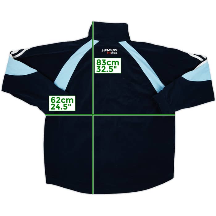 2003-04 Real Madrid adidas Fleece Track Jacket - 8/10 - (XXL)