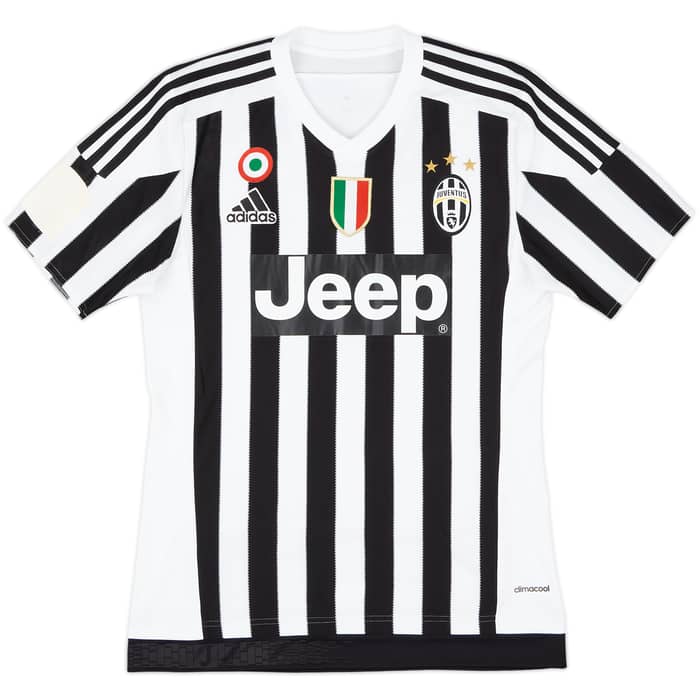 2015-16 Juventus Home Shirt Chiellini #3 - 5/10 - (S)
