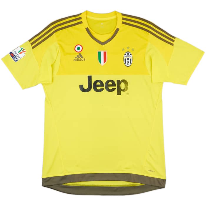 2015-16 Juventus Match Issue Coppa Italia GK Shirt Neto #25
