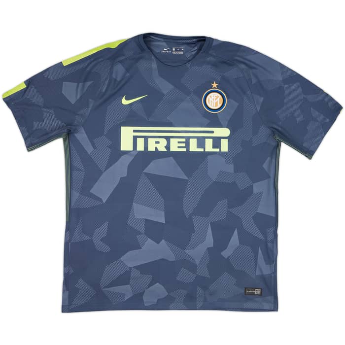 2017-18 Inter Milan Third Shirt Skriniar #37 - 6/10 - (XL)