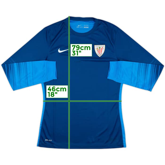 2015-16 Athletic Bilbao Authentic GK Shirt - 6/10 - (M)