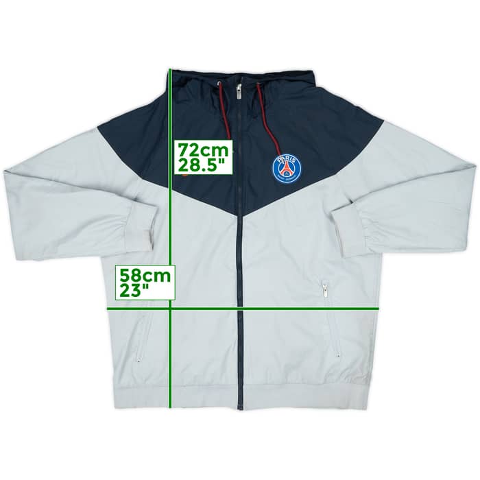 2017-18 Paris Saint-Germain Hooded Track Jacket - 6/10 - (L)