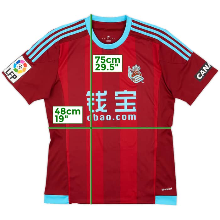 2015-16 Real Sociedad Away Shirt - 8/10 - (M)