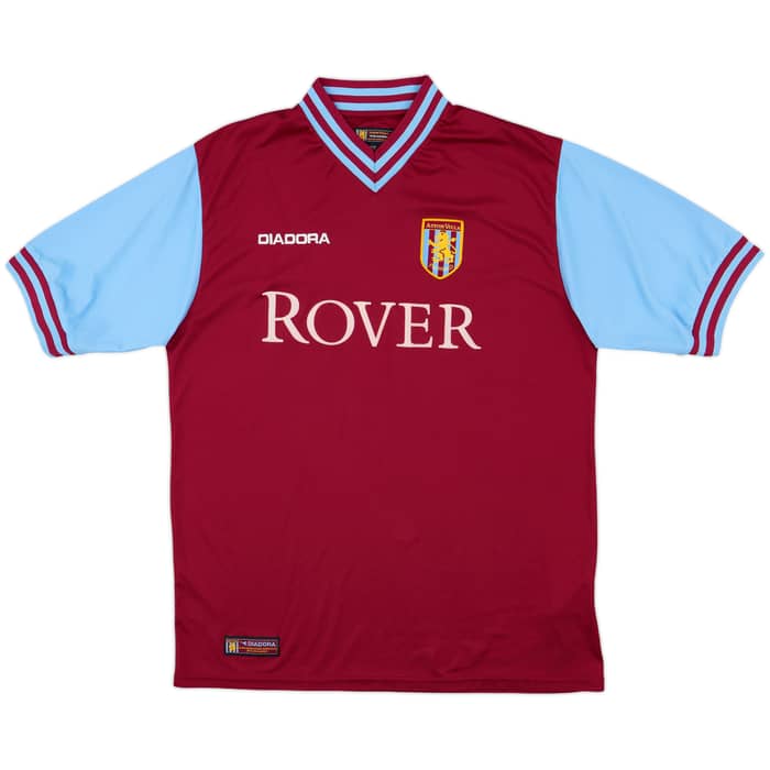 2002-03 Aston Villa Home Shirt Hadji #20 - 8/10 - (M)