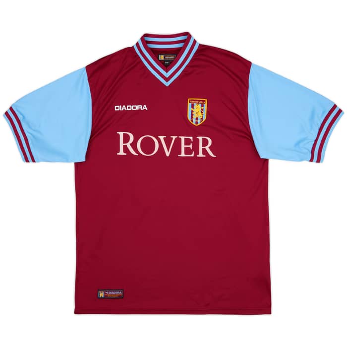 2002-03 Aston Villa Home Shirt Hadji #20 - 8/10 - (M)
