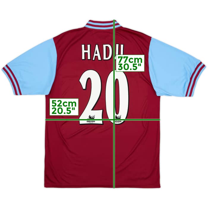 2002-03 Aston Villa Home Shirt Hadji #20 - 8/10 - (M)