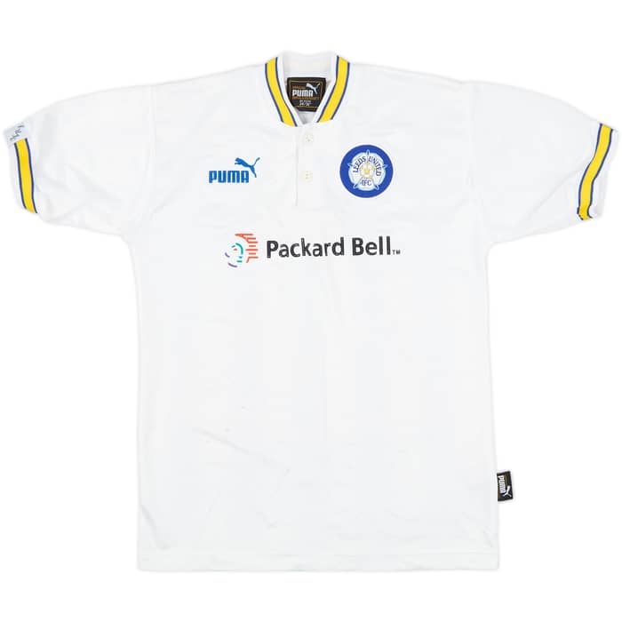 1996-98 Leeds United Home Shirt - 4/10 - (XL.Boys)