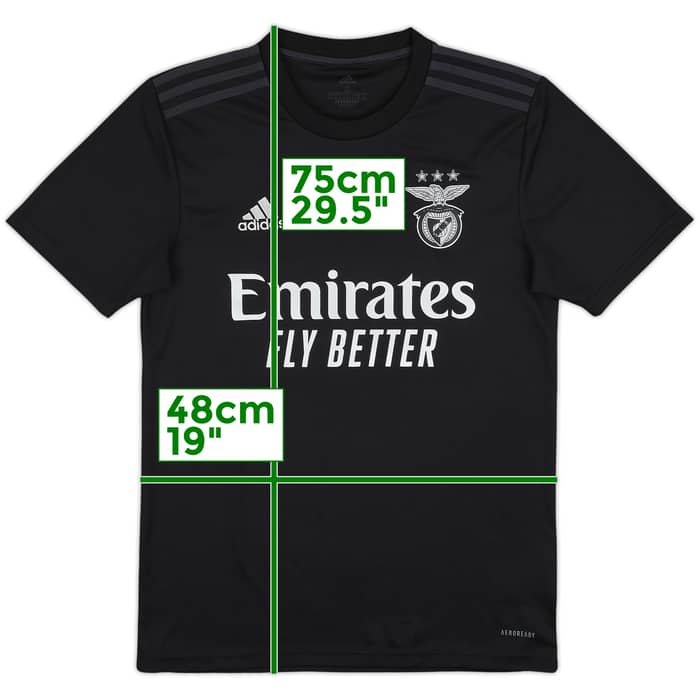 2020-21 Benfica Away Shirt - 10/10 - (S)
