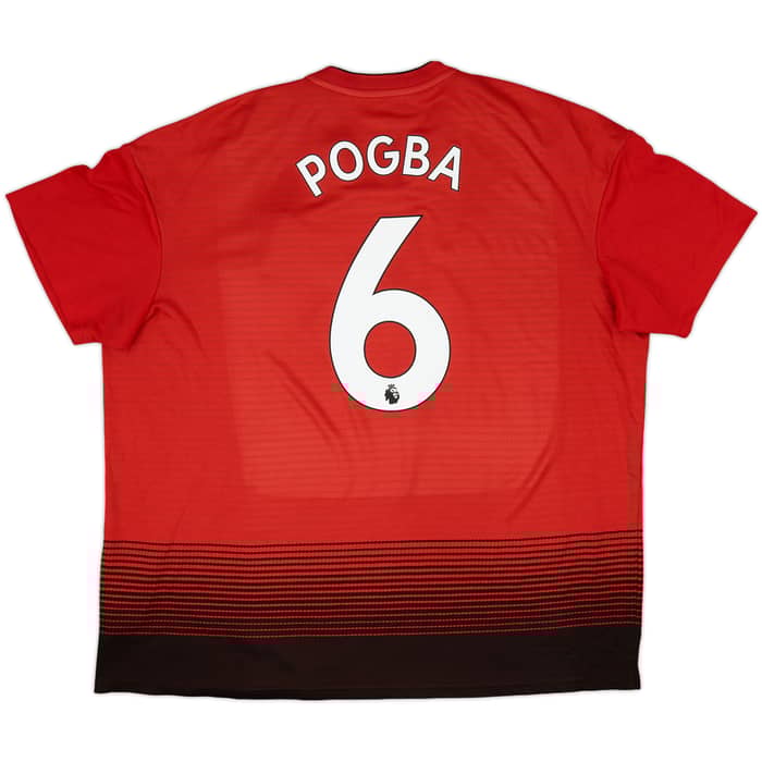 2018-19 Manchester United Home Shirt Pogba #6 - 7/10 - (XXL)