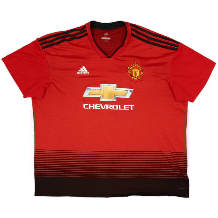 2018-19 Manchester United Home Shirt Pogba #6 - 7/10 - (XXL)