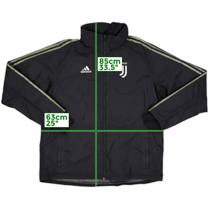 2018-19 Juventus adidas Hooded Rain Jacket - 5/10 - (XL)