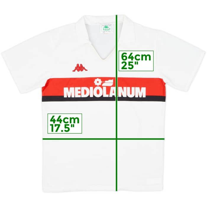 1988-89 AC Milan Away Shirt - 7/10 - (S)