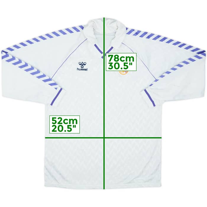 1986-88 Real Madrid Home L/S Shirt - 9/10 - (XL)