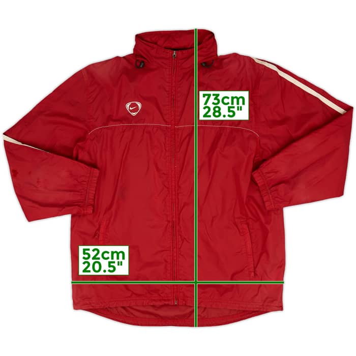 2005-06 Perugia Nike Hooded Rain Jacket - 5/10 - (L)