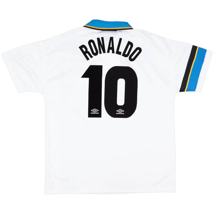 1997-98 Inter Milan Away Shirt Ronaldo #10 - 8/10 - (XL)