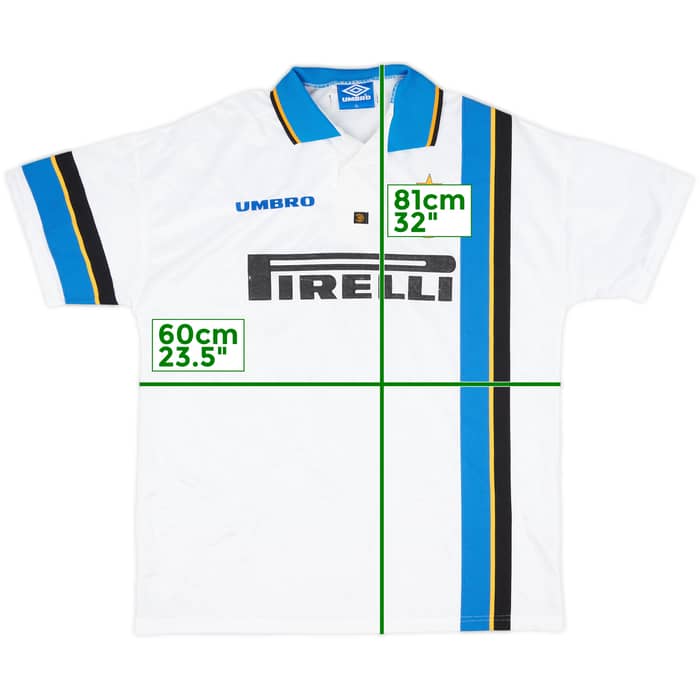 1997-98 Inter Milan Away Shirt Ronaldo #10 - 8/10 - (XL)